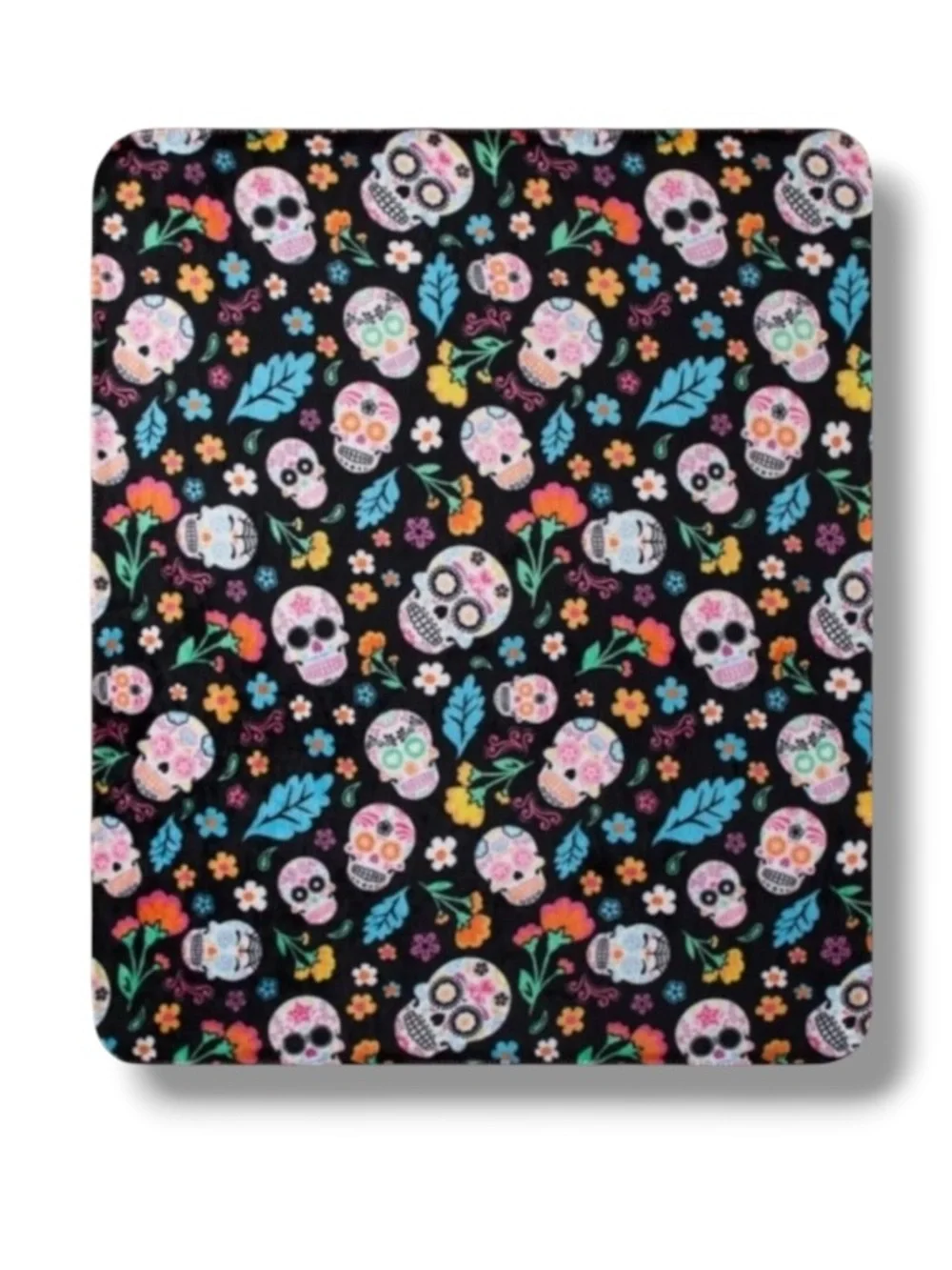 Way To Celebrate Halloween Dia De Los Muertos Plush Throw Blanket